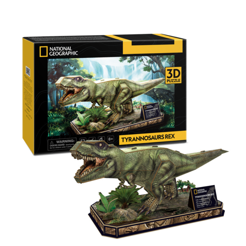Xếp Hình 3d Nat Geo: Khủng Long Tyrannosaurus Rex Puzzles Ds1051h