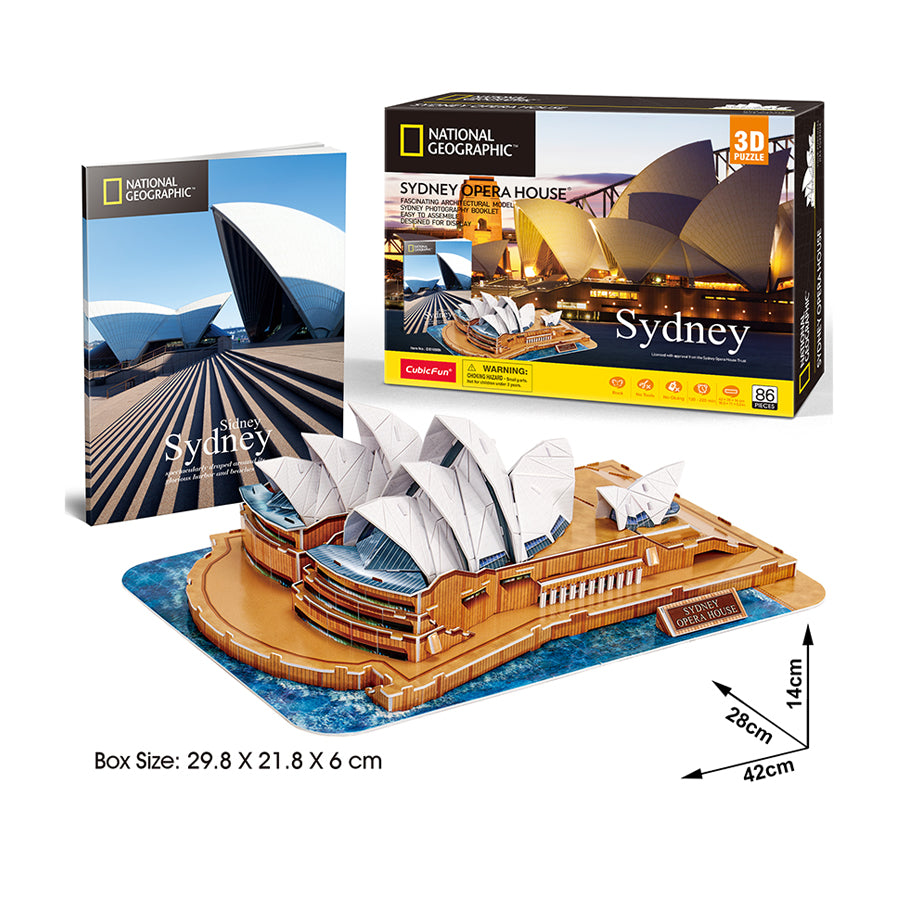 Đồ chơi trẻ em xếp hình 3D Nat Geo: Nhà hát Opera Sydney PUZZLES DS1088H