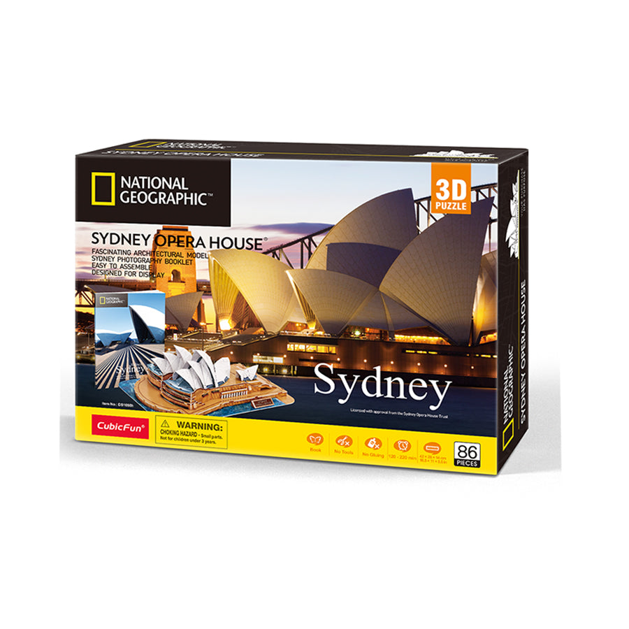 Đồ chơi trẻ em xếp hình 3D Nat Geo: Nhà hát Opera Sydney PUZZLES DS1088H