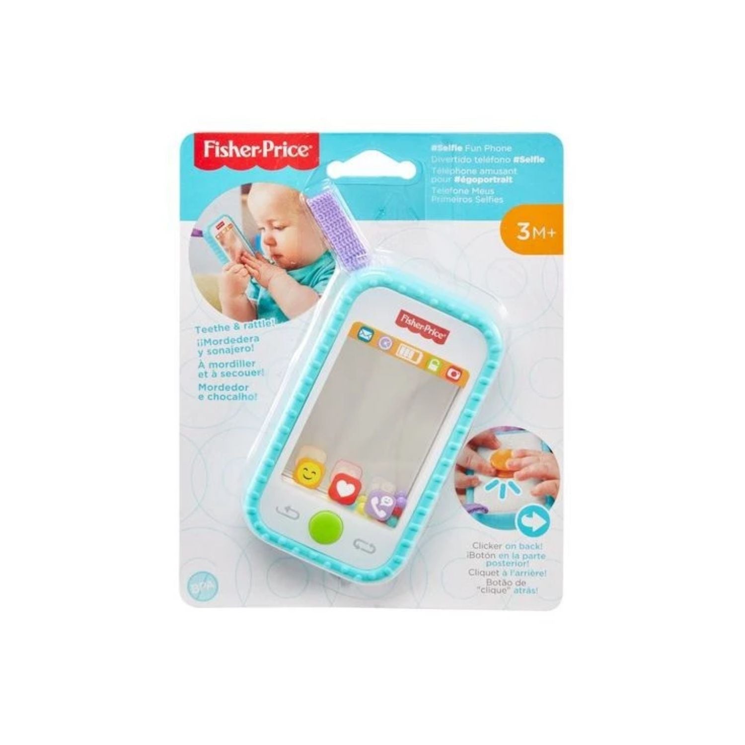 Đồ Treo Nôi Hình Điện Thoại Fisher Price Mattel Gjd46