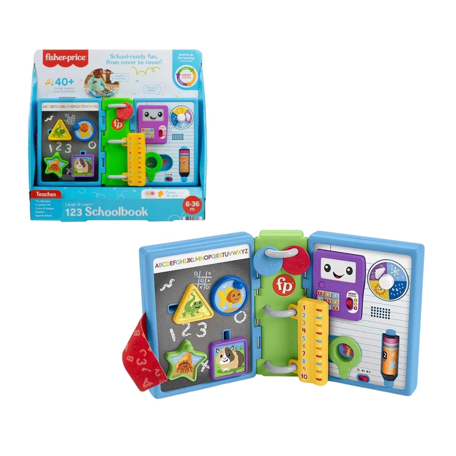 Quyển Sách Vui Học Đa Năng Cho Bé Fisher Price Mattel Gwt66