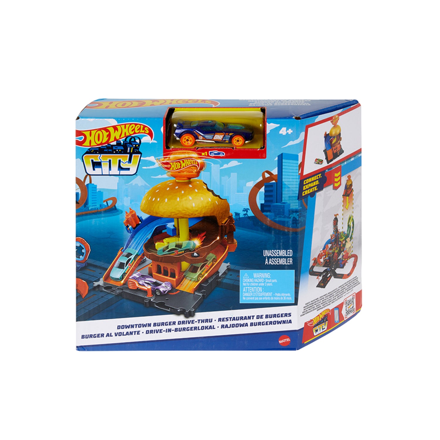 Cửa Hàng Burger Hot Wheels City Hot Wheels Hdr24