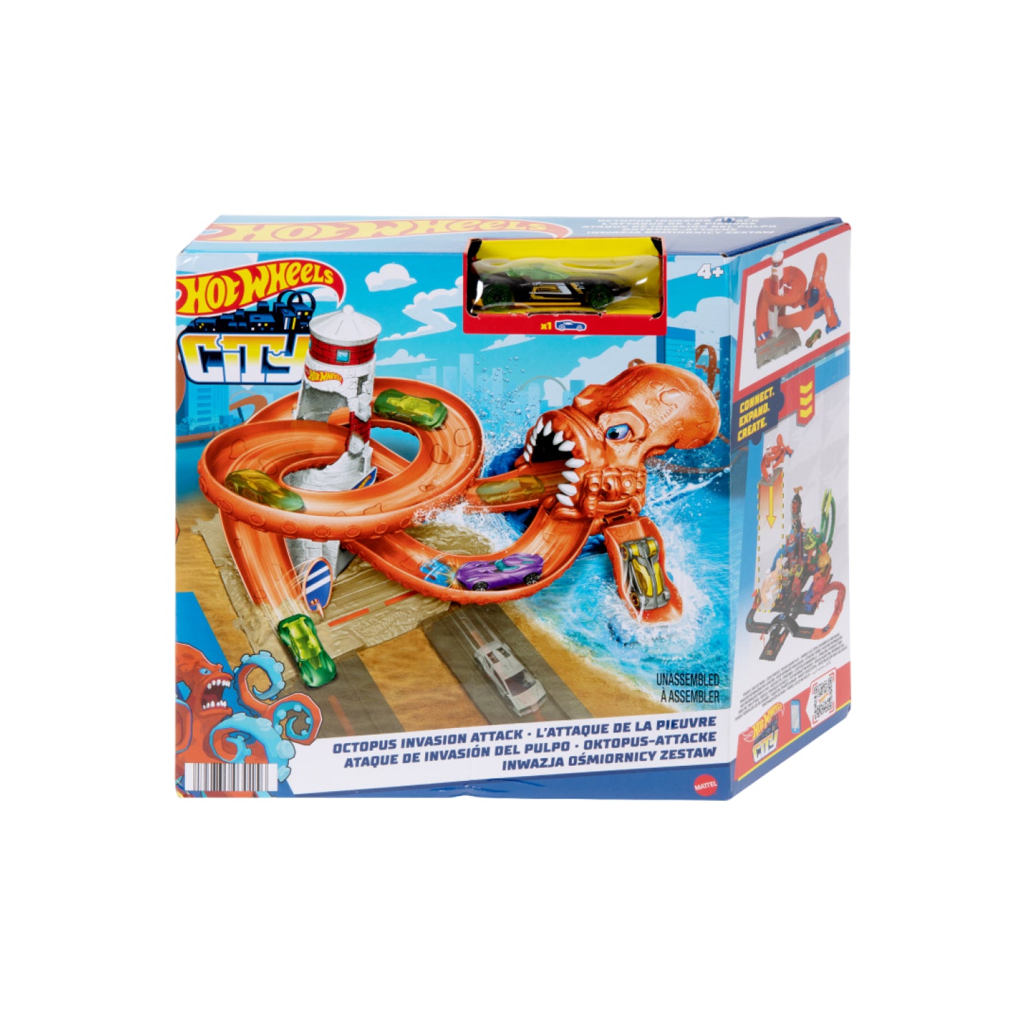 Vòng Xoắn Bạch Tuột Hot Wheels City Hot Wheels Hdr29