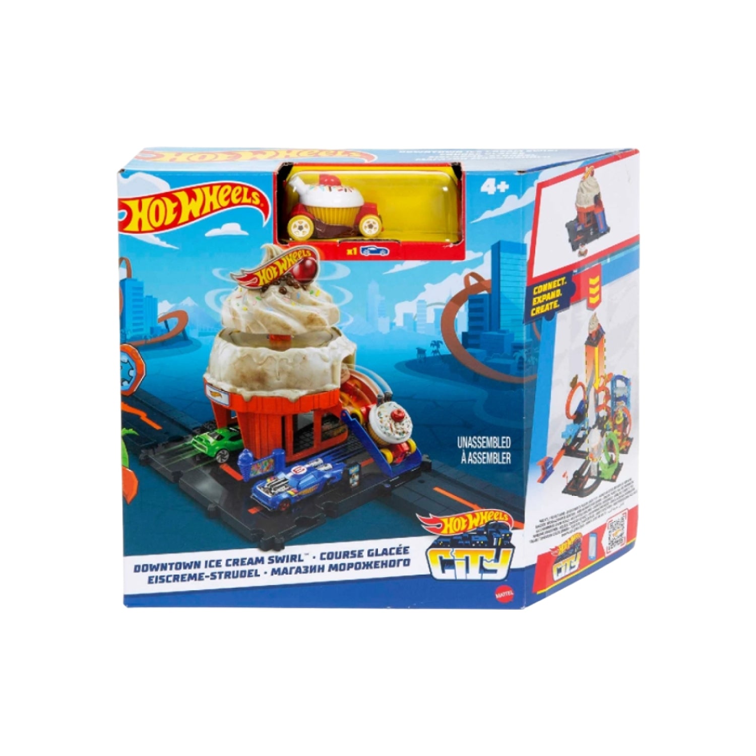 Tiệm Bán Kem Hot Wheels City Hot Wheels Hdr24