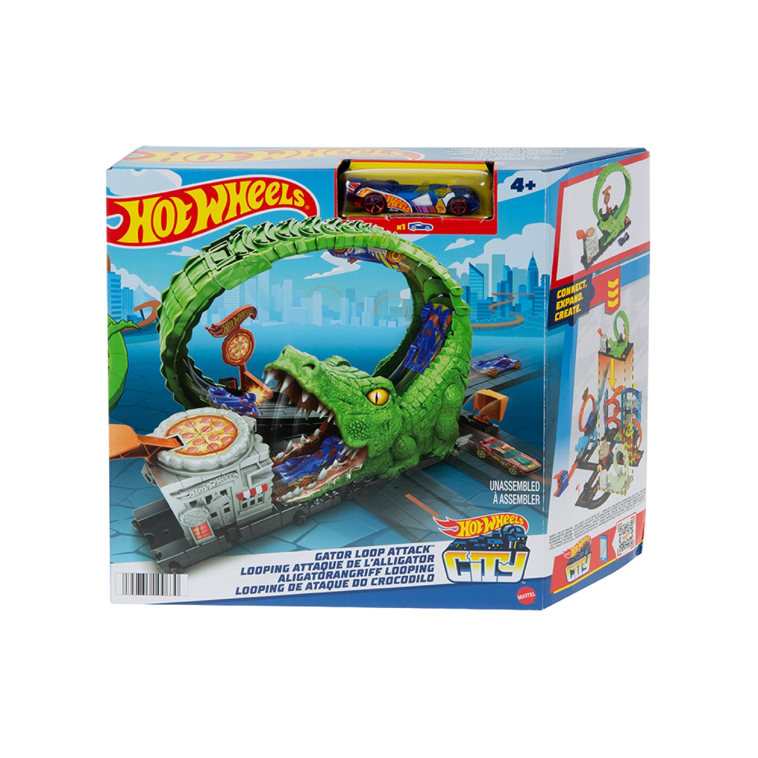 Hot Wheels City Pizza Crocodile Station HOT WHEELS HDR29