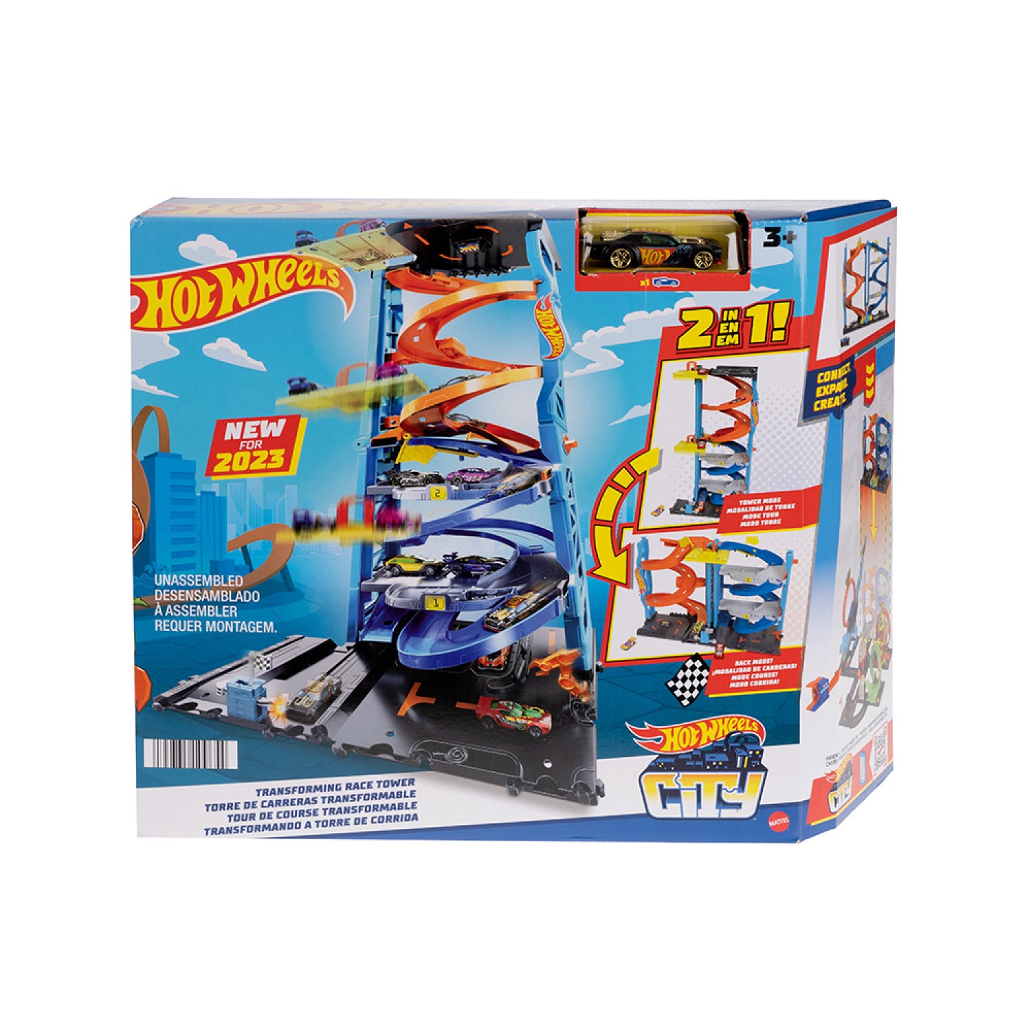 Tháp Đua Biến Hình Hot Wheels City Hot Wheels Hkx43