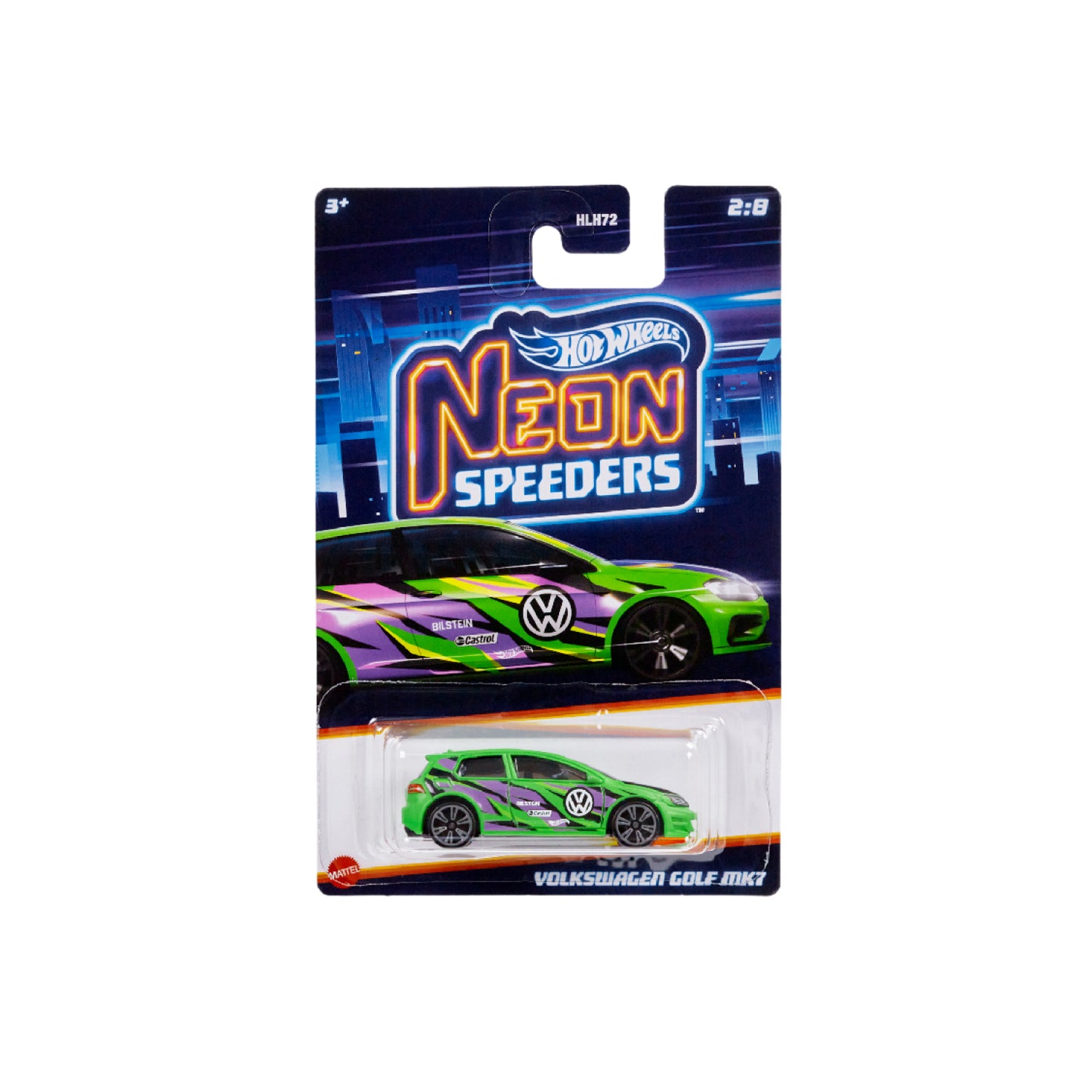 Siêu xe Neon Speeders - VOLKSWAGEN GOLF MK7 HOT WHEELS HLH72
