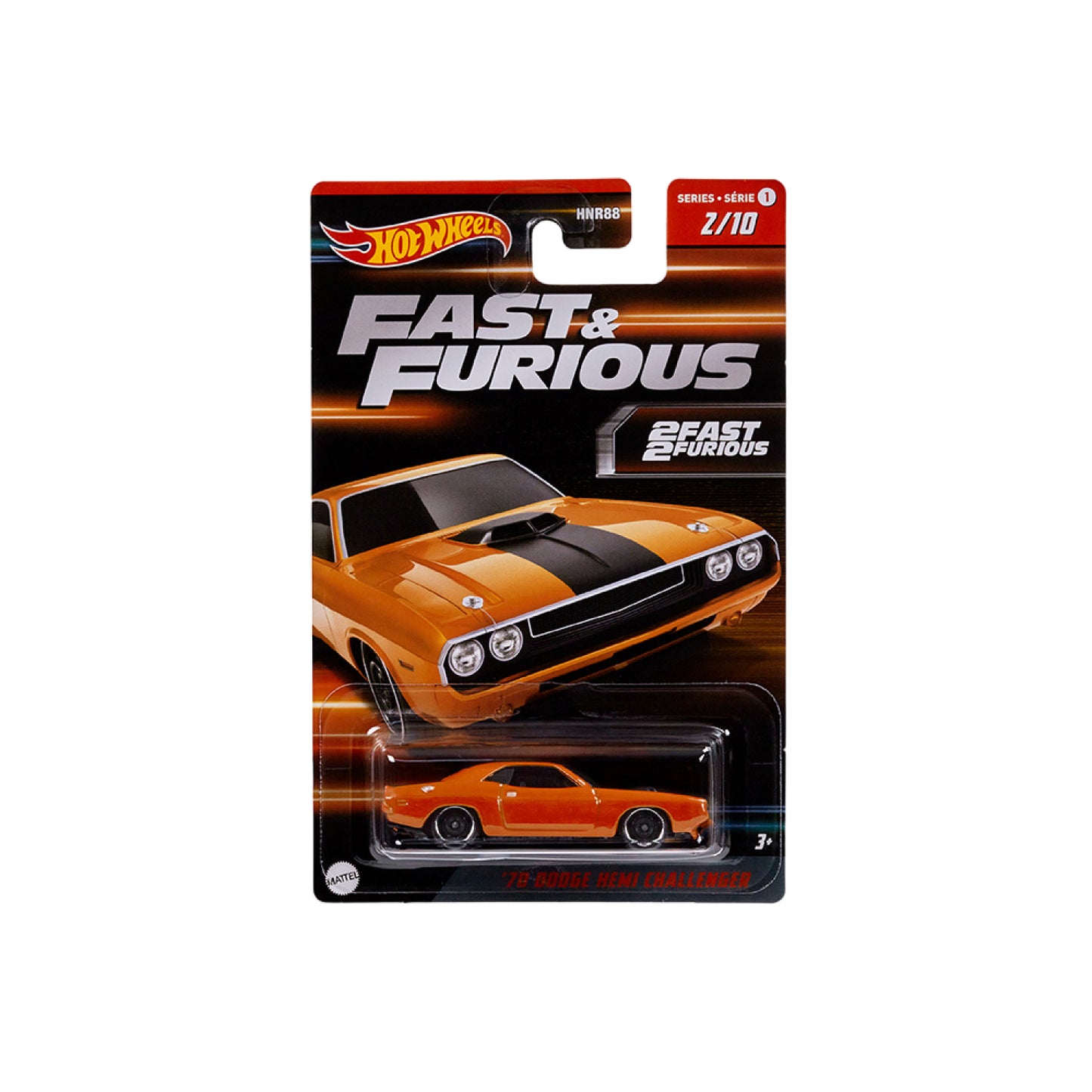 Siêu xe Fast & Furious 70 DODGE HEMI CHALLENGER HOT WHEELS HNR88