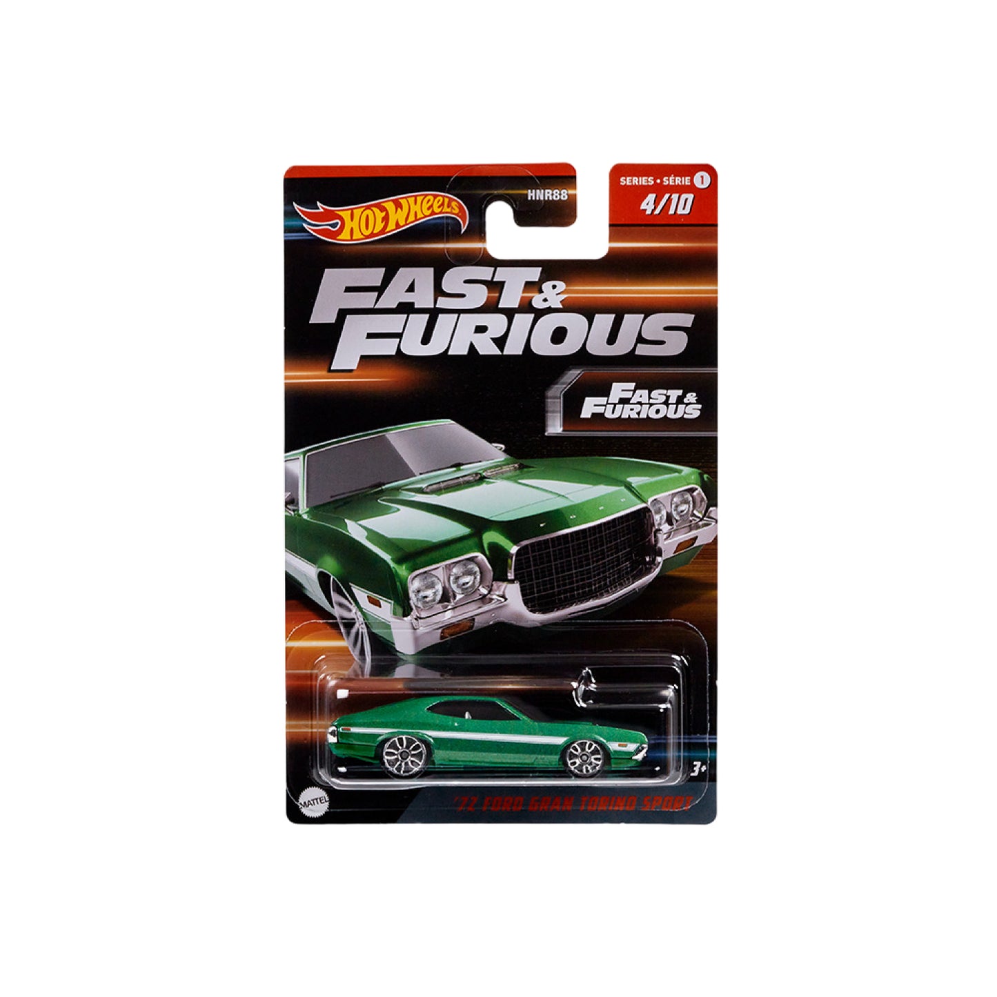 Siêu xe FFast & Furious 72 FORD GRAN TORINO SPORT HOT WHEELS HNR88