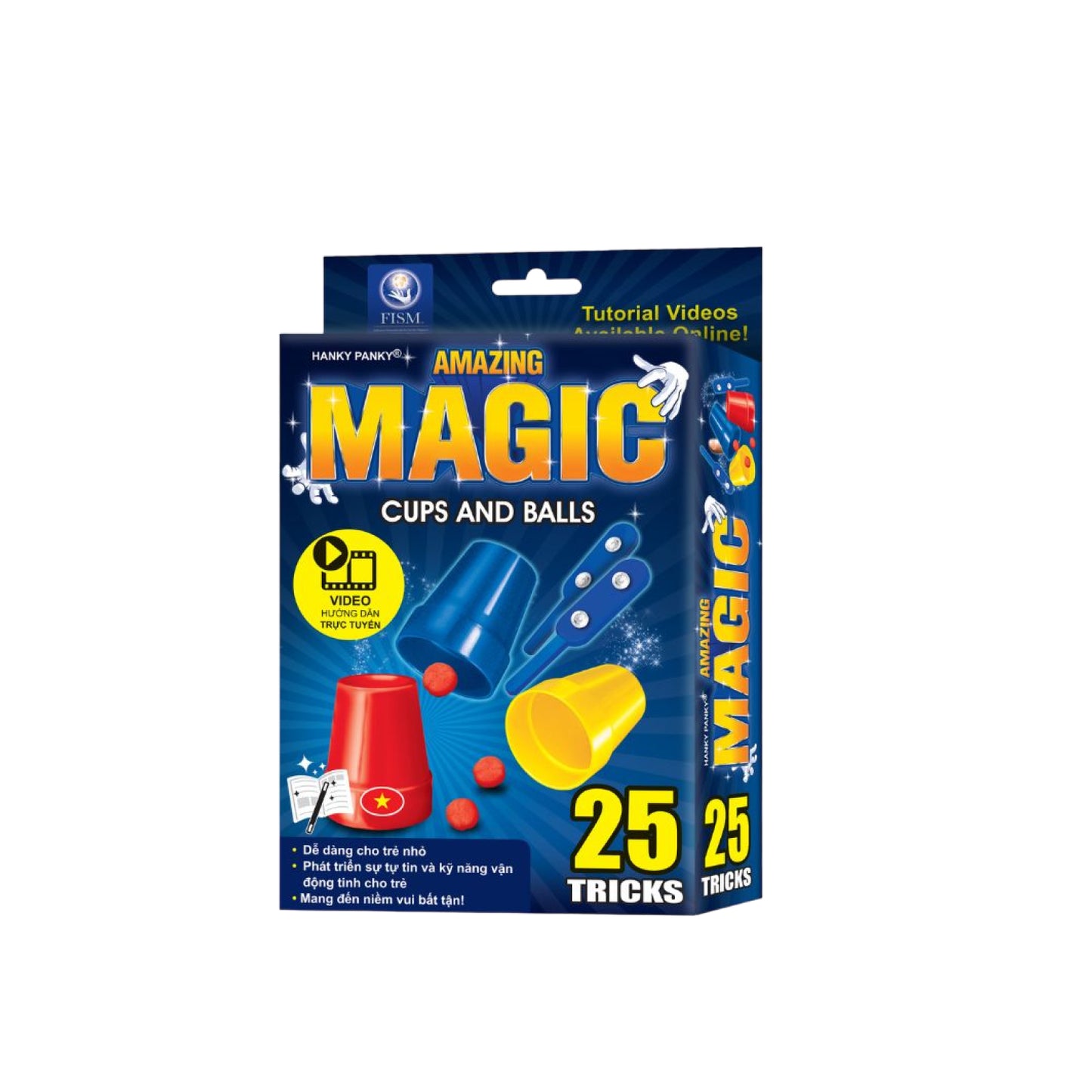 Bộ Happy Magic 25 trò ảo thuật cùng ly và bóng Hanky Panky HP1540