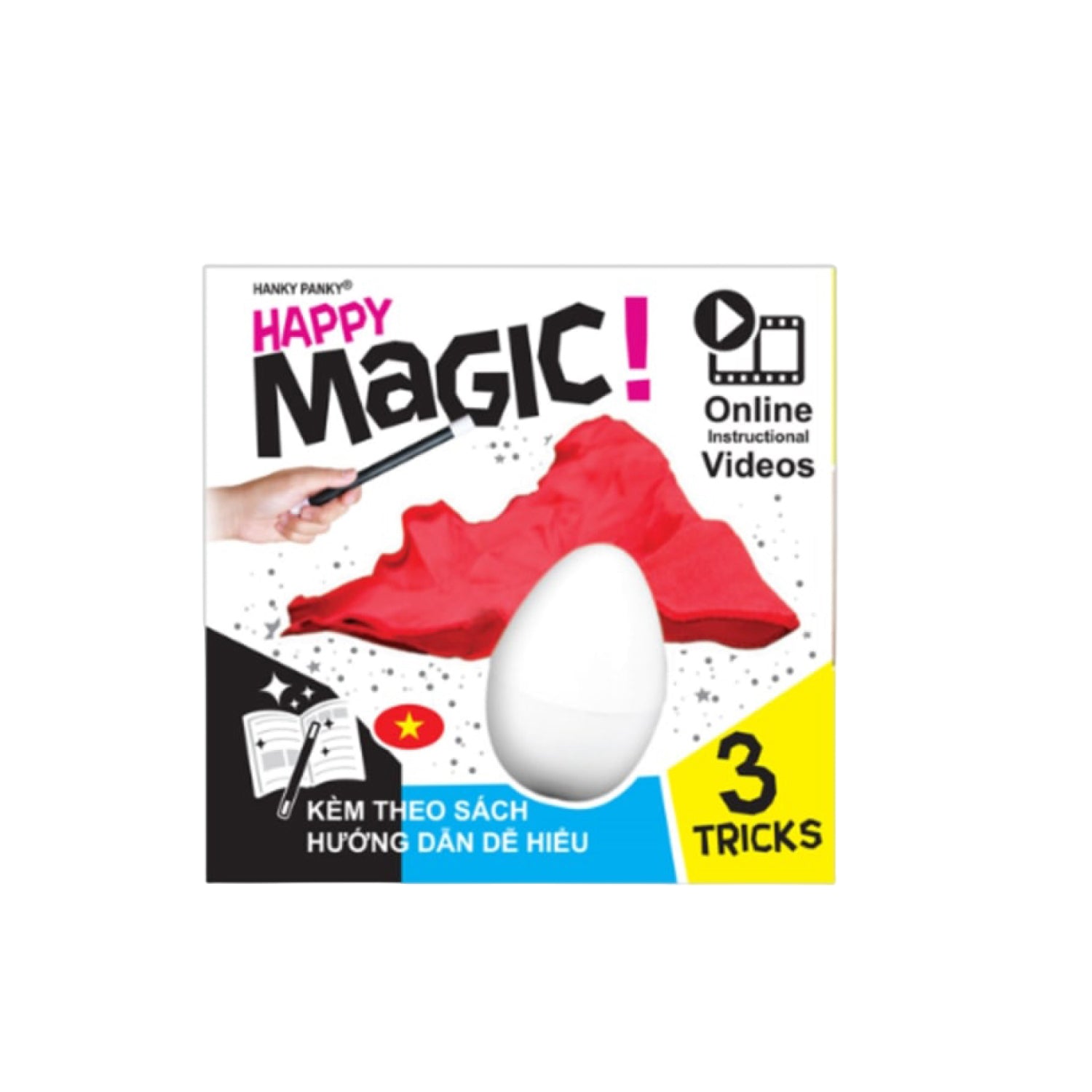 Đồ Chơi Trẻ Em: Bộ 3 Trò Ảo Thuật Quả Trứng Hanky Panky Hp1910