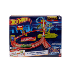Hot Wheels Neon Speeders HOT WHEELS HPC07 Skyscraper Race Track
