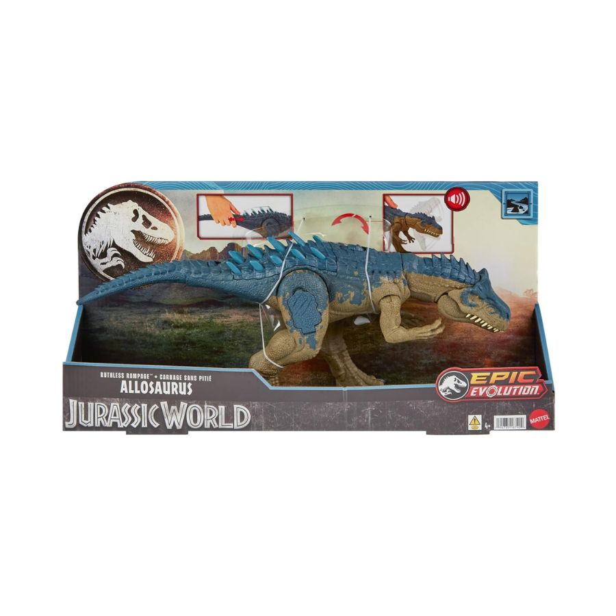 Đồ Chơi Mô Hình Khủng Long Allosaurus Jurassic World Mattel Hrx50