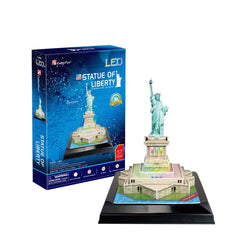 3D puzzle children's toy with LED lights: Statue of Liberty PUZZLES L505H