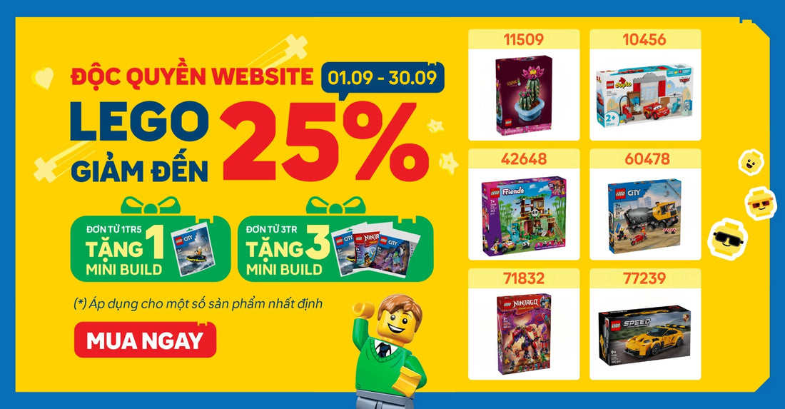 LEGO ƯU ĐÃI ĐỘC QUYỀN GIẢM ĐẾN 25%