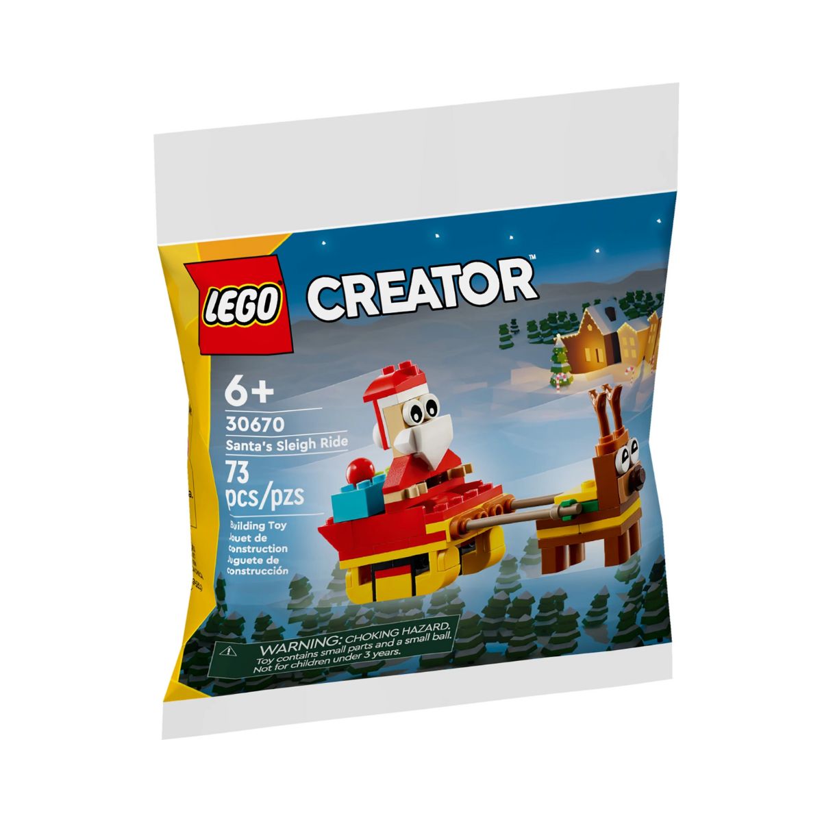 [Quà tặng, không bán] Đồ Chơi Lắp Ráp Xe Tuần Lộc Của Ông Già Noel LEGO MARKETING MKT-30670