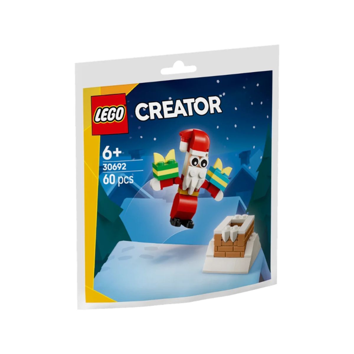 [Quà tặng, không bán] Đồ Chơi Lắp Ráp Ông Già Noel và Ống Khói Giáng Sinh LEGO MARKETING MKT-30692