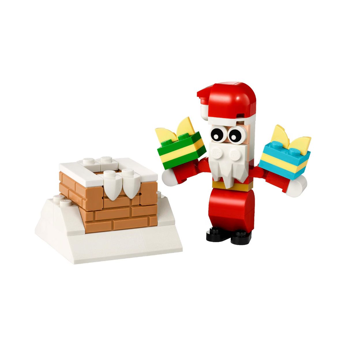 [Quà tặng, không bán] Đồ Chơi Lắp Ráp Ông Già Noel và Ống Khói Giáng Sinh LEGO MARKETING MKT-30692
