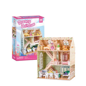 Đồ chơi trẻ em xếp hình 3D: Ngôi nhà búp bê mộng mơ PUZZLES P645H