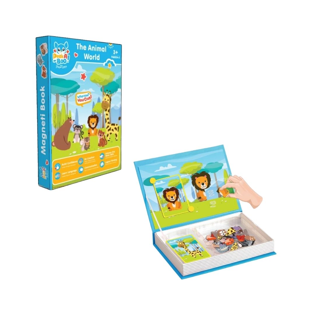Sách Nam Châm - Thế Giới Động Vật Peek A Boo Pab004-2