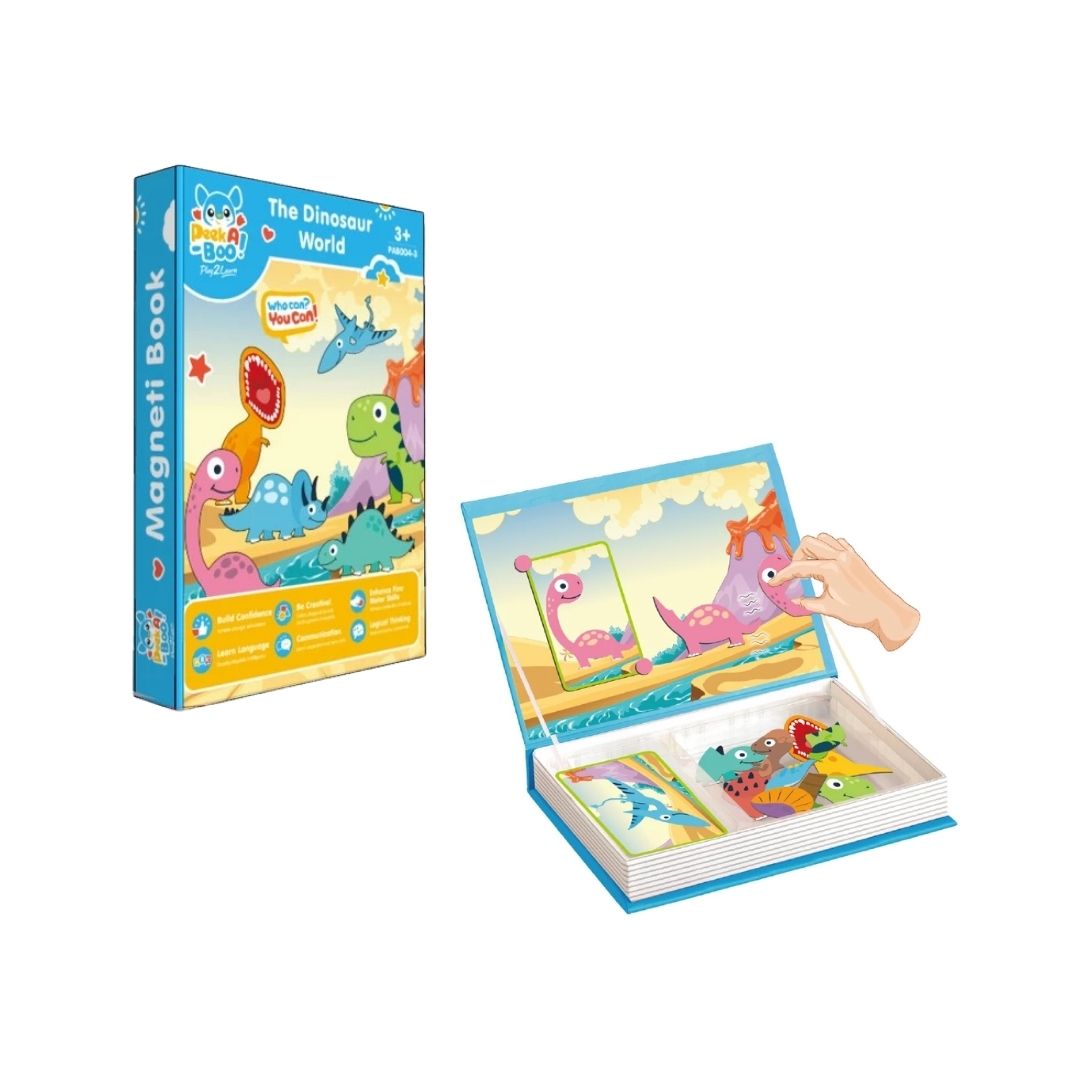 Sách Nam Châm - Cuộc Sống Khủng Long Peek A Boo Pab004-3