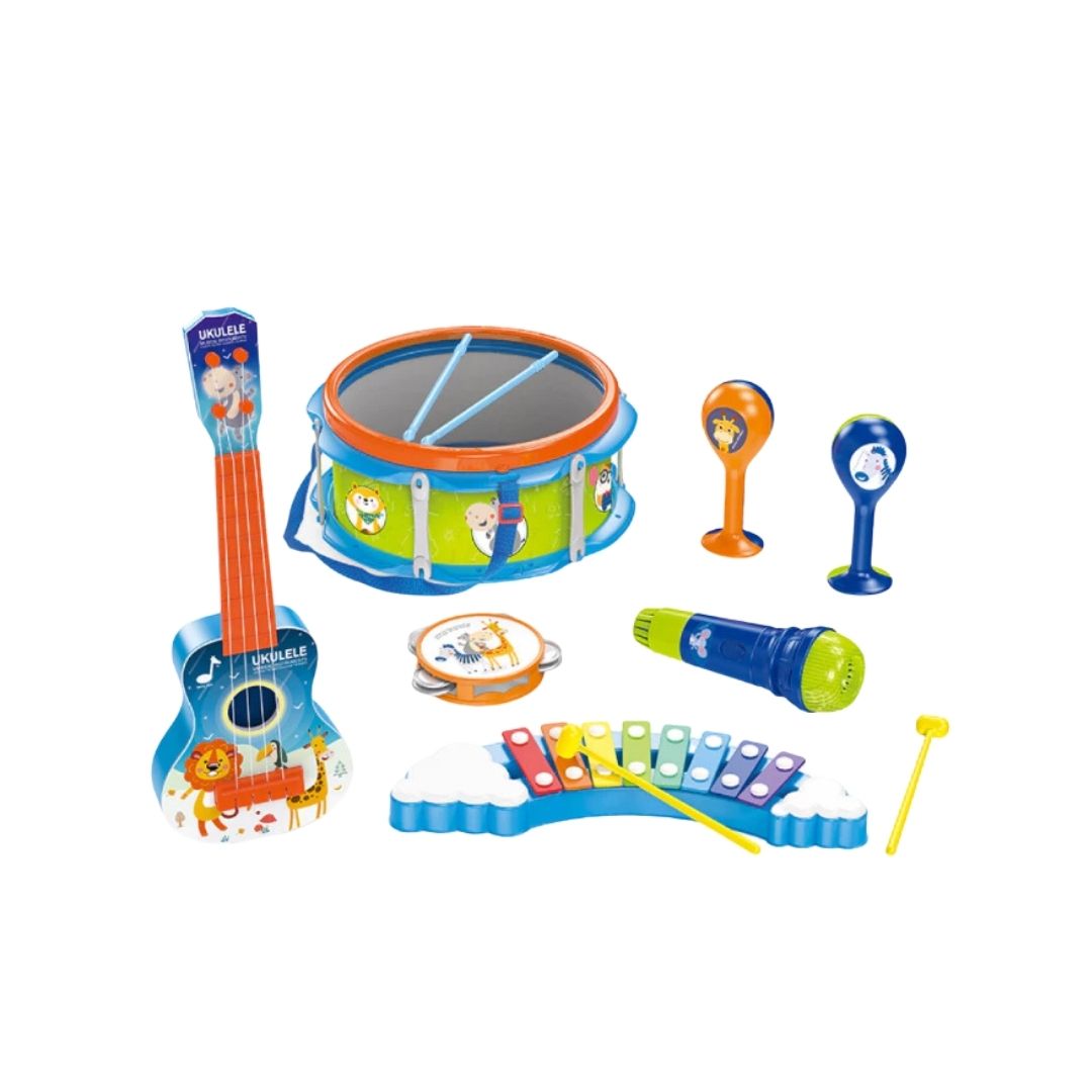 Bộ Đồ Chơi 6 Nhạc Cụ Cho Bé Peek A Boo Pab015