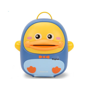 Đồ chơi balo két sắt vịt con cho bé-Xanh PEEK A BOO PAB023B