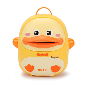 Đồ chơi balo két sắt vịt con cho bé-Vàng PEEK A BOO PAB023Y