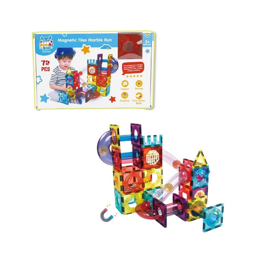 Đồ chơi STEAM-Bộ xếp hình nam châm 72 chi tiết PEEK A BOO PAB028