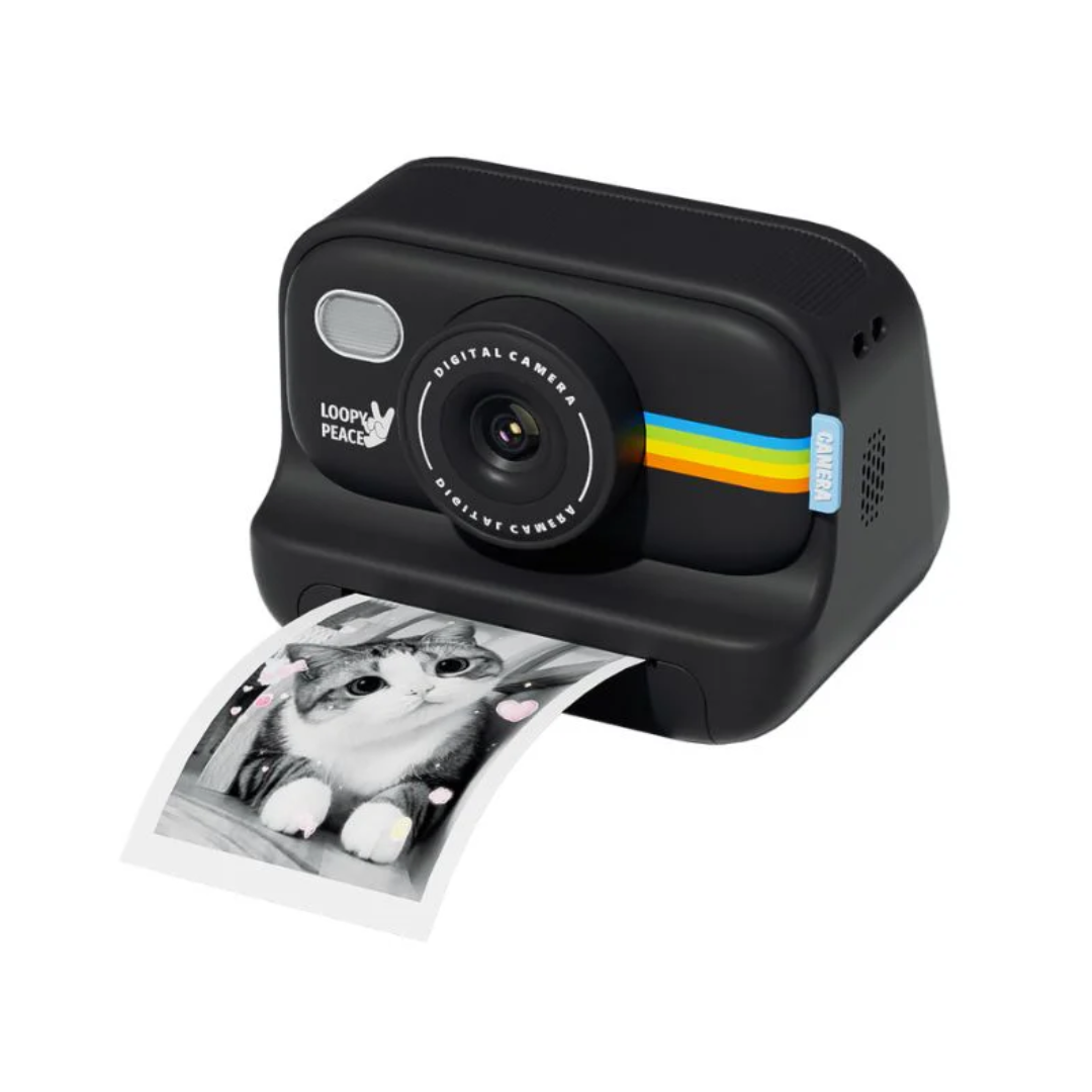 Máy Chụp Ảnh Lấy Liền Đen Sành Điệu Đen COOLKIDS S9