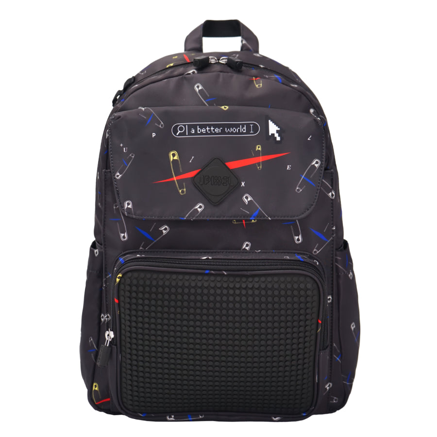 Balo Đi Học, Đi Chơi Upixel - Influencers Đen U21-002