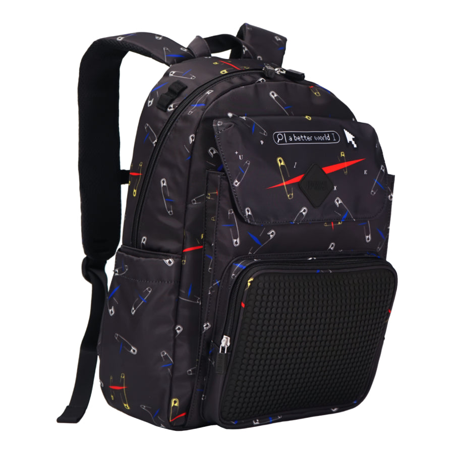 Balo Đi Học, Đi Chơi Upixel - Influencers Đen U21-002