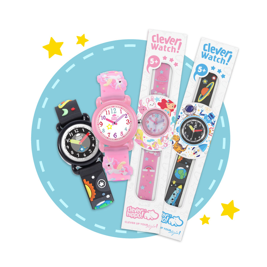 Đồng Hồ CLEVER HIPPO Clever Watch - Universe Xanh WB007