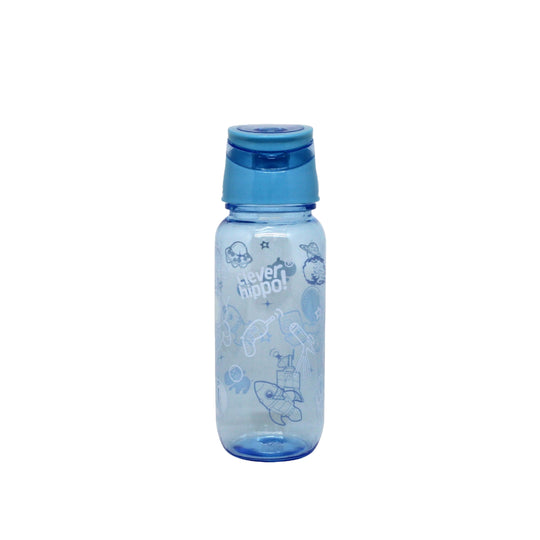 Blue Space Adventure plastic water bottle CLEVERHIPPO WB01
