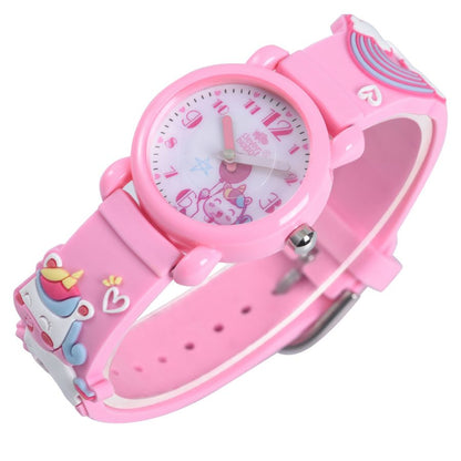 Đồng hồ Clever Watch - Rainbow Unicorn Hồng CLEVERHIPPO WG009