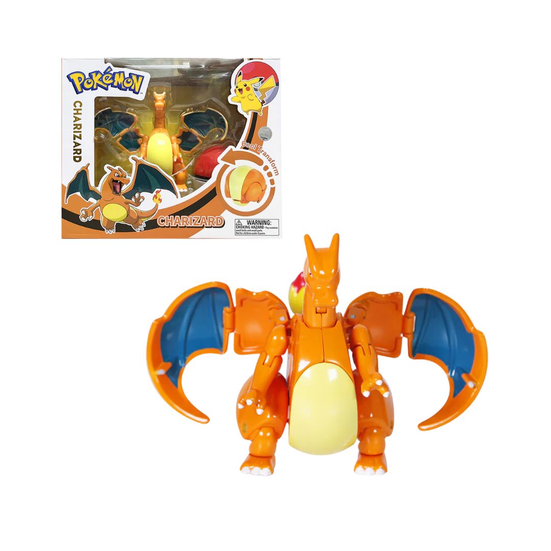 Đồ Chơi Trẻ Em Bóng Pokemon Biến Hình: Rồng Lửa Charizard Pokemon Toys Zc8902e