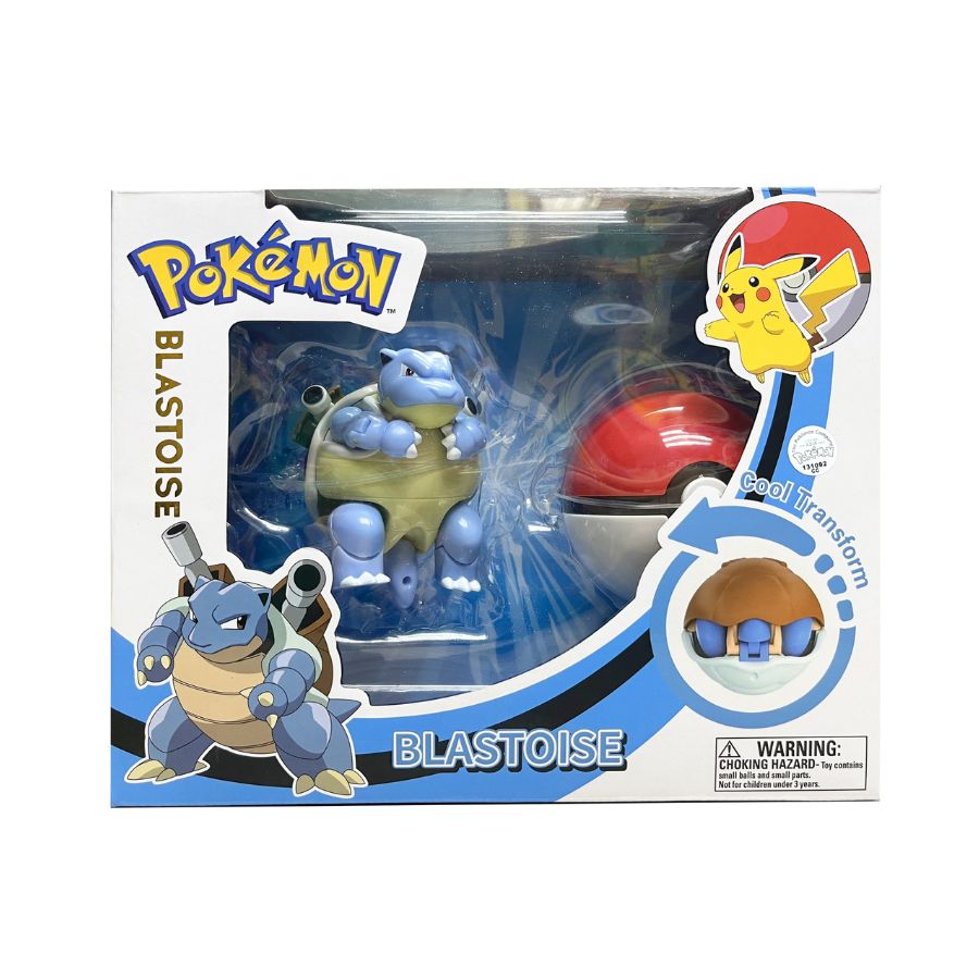 Shapeshifting Pokemon Ball: Blastoise Turtle Beast POKEMON TOYS ZC8904E
