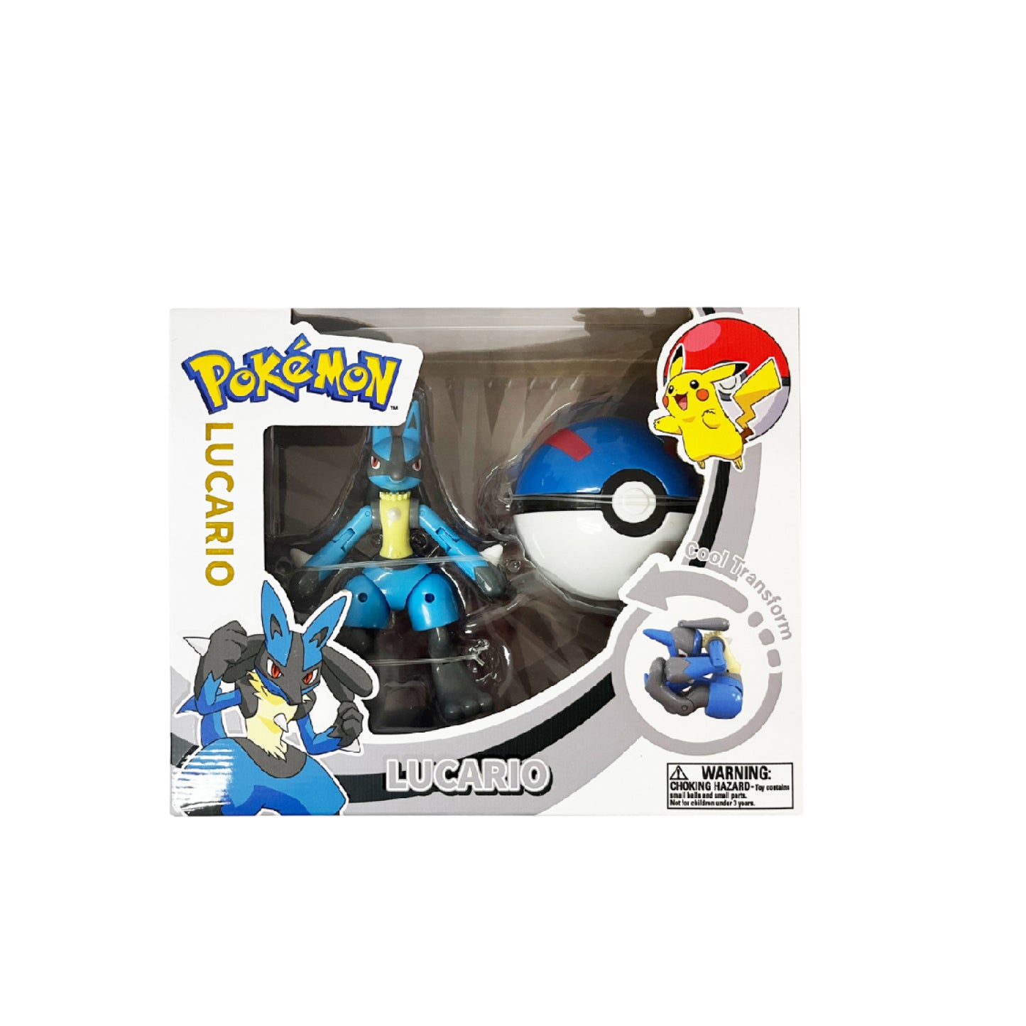 Đồ Chơi Trẻ Em Bóng Pokemon Biến Hình: Lucario POKEMON TOYS ZC8919E