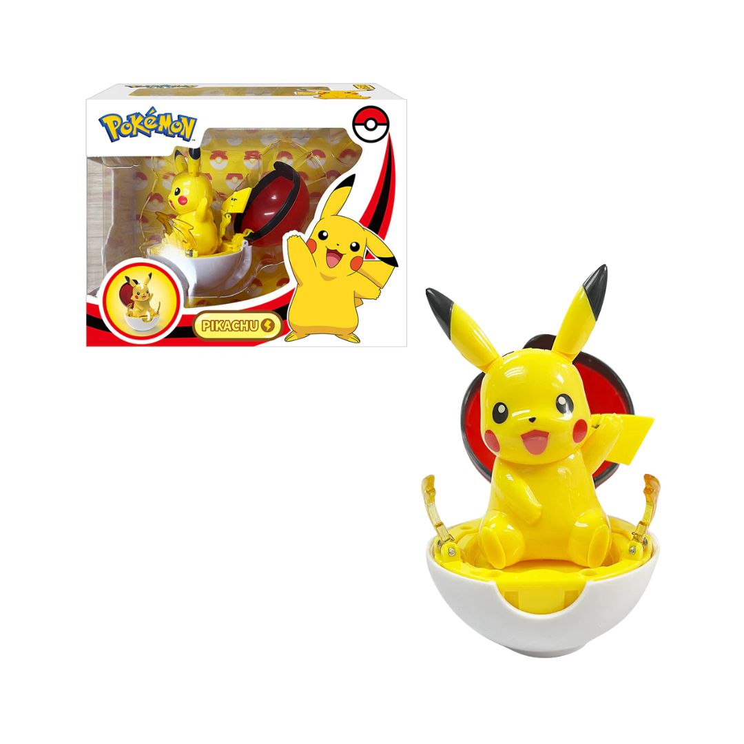 Đồ Chơi Quả Cầu Pokemon Tự Động Biến Hình: Pikachu Pokemon Toys Zc8936e