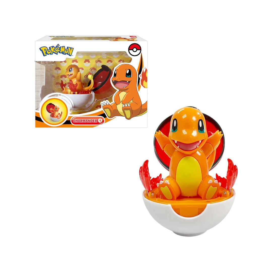 Đồ Chơi Quả Cầu Pokemon Tự Động Biến hình: Charmander POKEMON TOYS ZC8937E