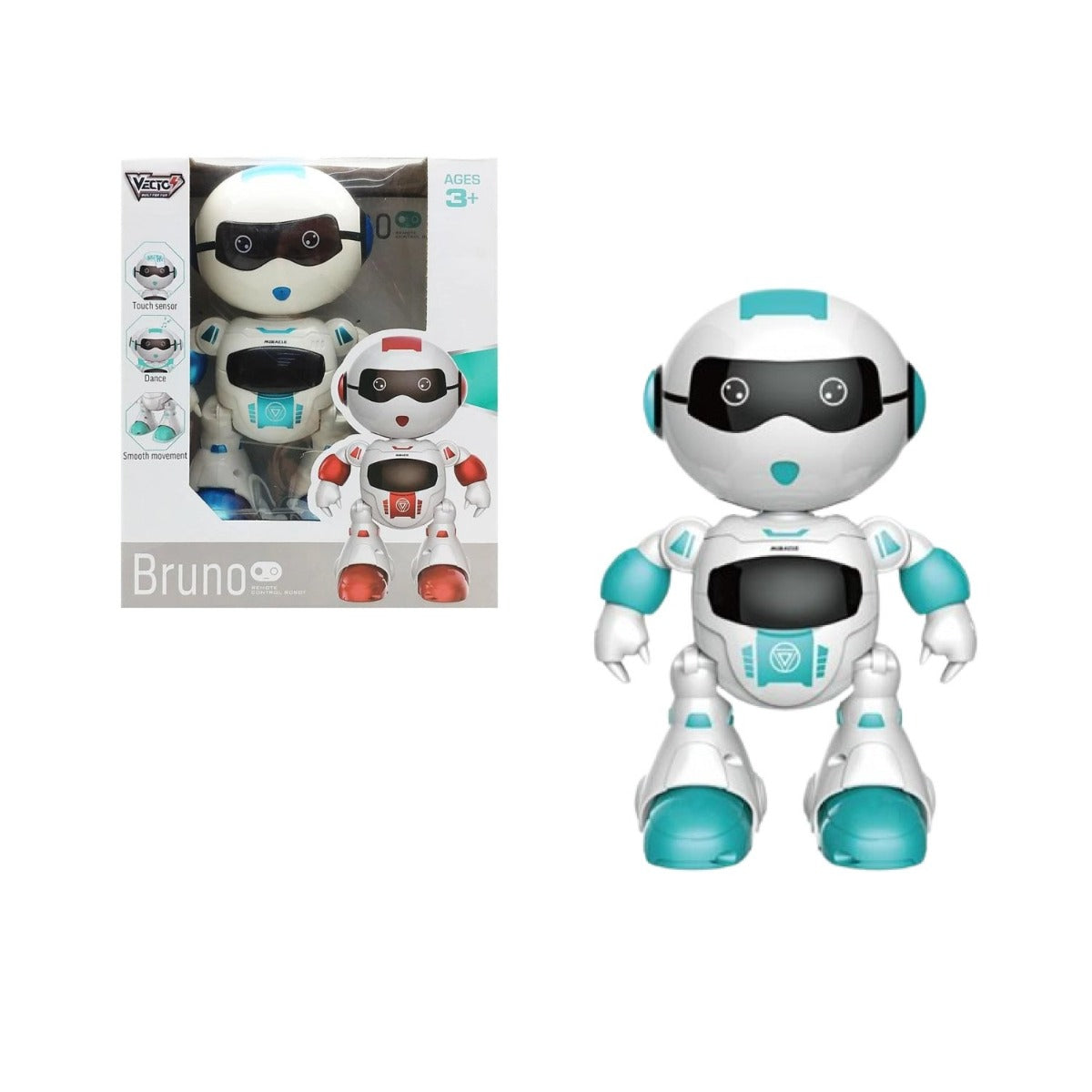 Đồ Chơi Robot Điều Khiển Từ Xa Bruno (Xanh) Vecto Vt99333-2