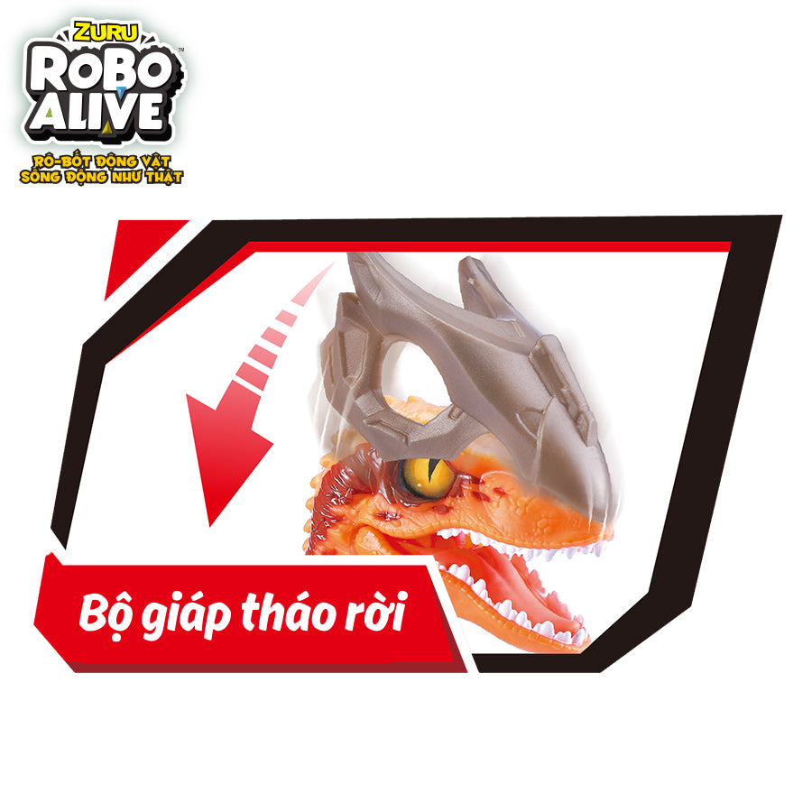 Khủng long ăn thịt chiến đấu Raptor ROBO ALIVE 7133