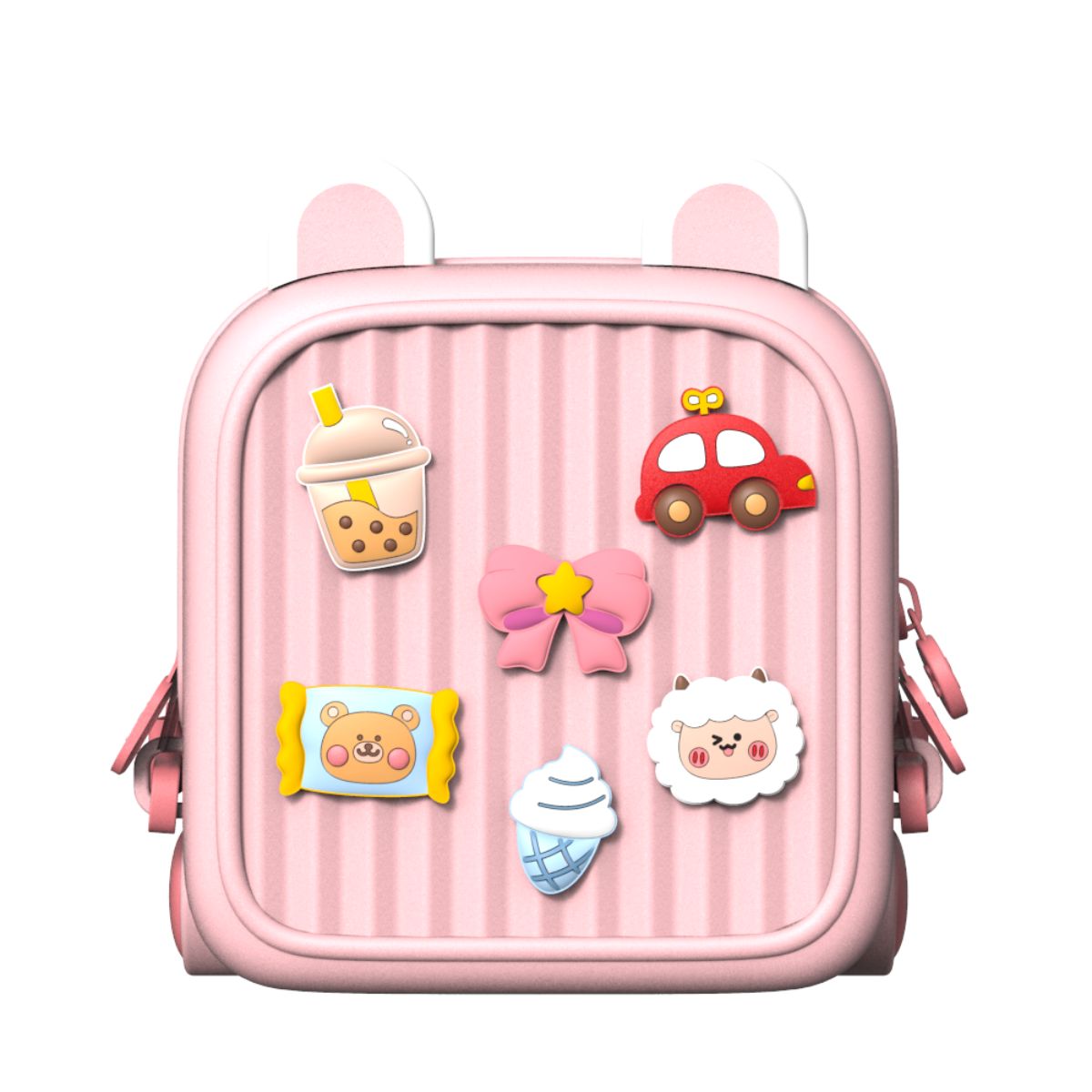 KOOOL Mini Backpack with Charms – Pink K32/PINK