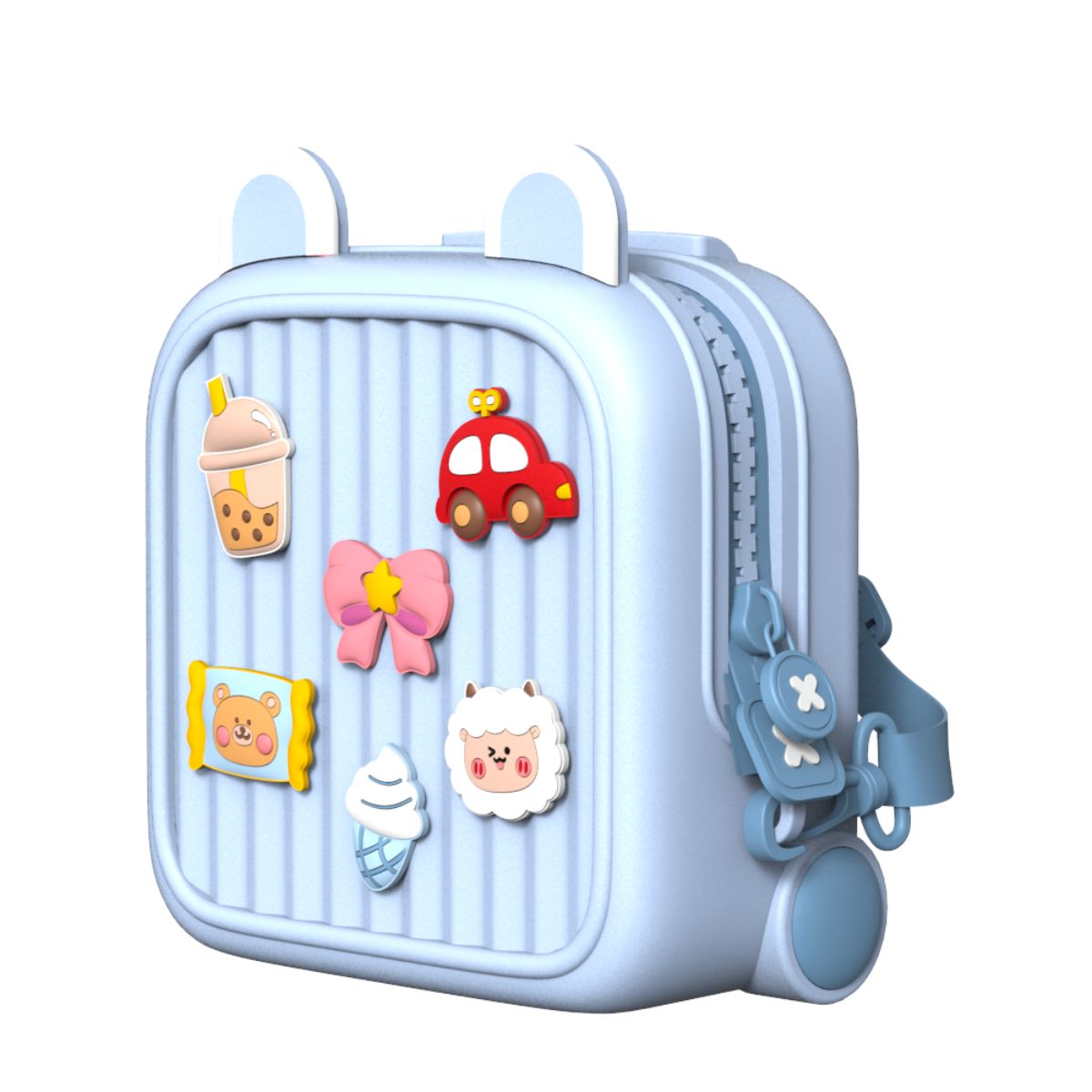 ba-lo-di-hoc-di-chơi-mini-kem-charm-koool-xanh-duong-k32-blue-03