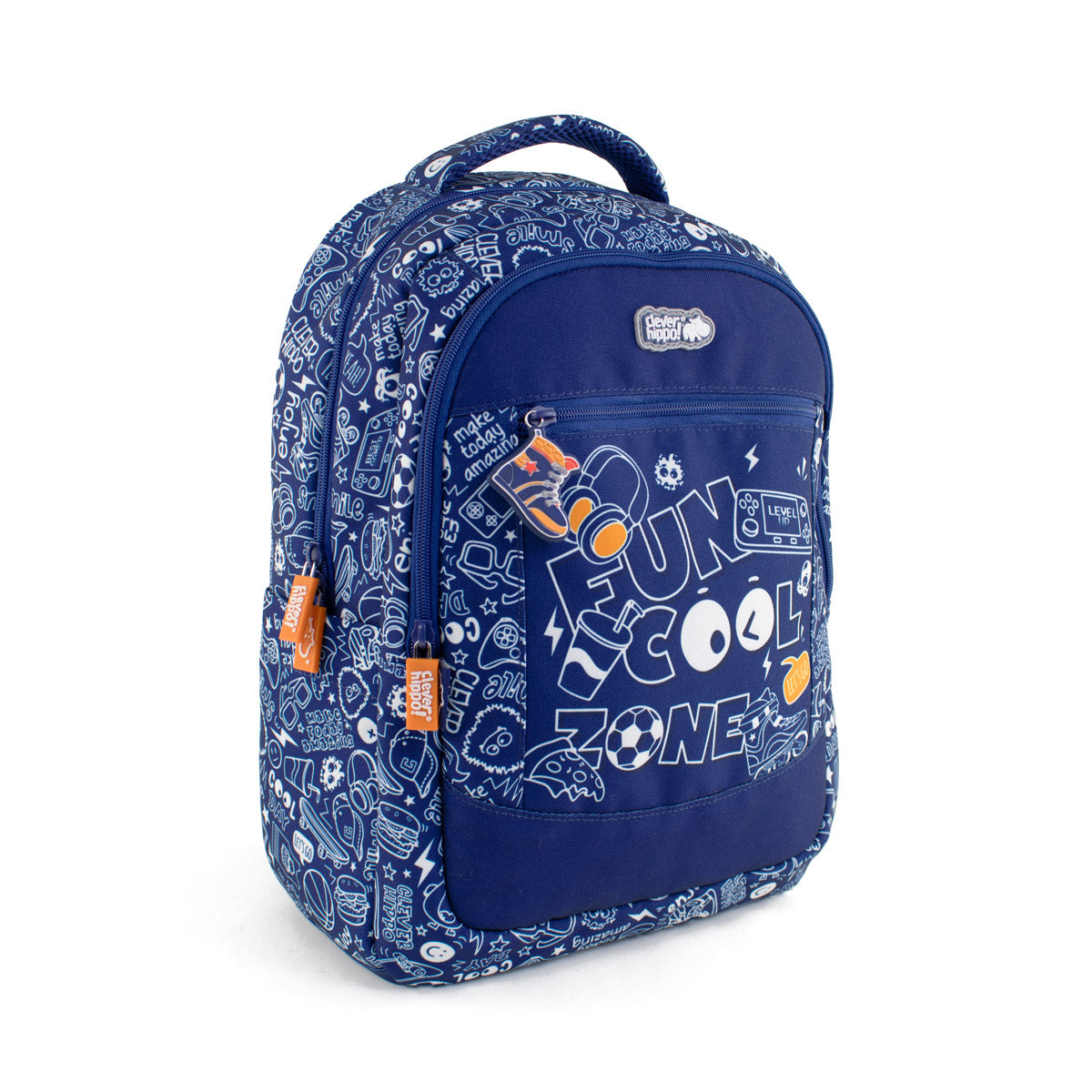 Ba Lô Đi Học, Đi Chơi ActiveGo Cool & Fun CLEVER HIPPO FS-BC0130/BLUE