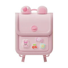 Ba Lô Đi Học, Đi Chơi Kèm Charm Cute Hồng Xinh Xắn KOOOL K87/PINK