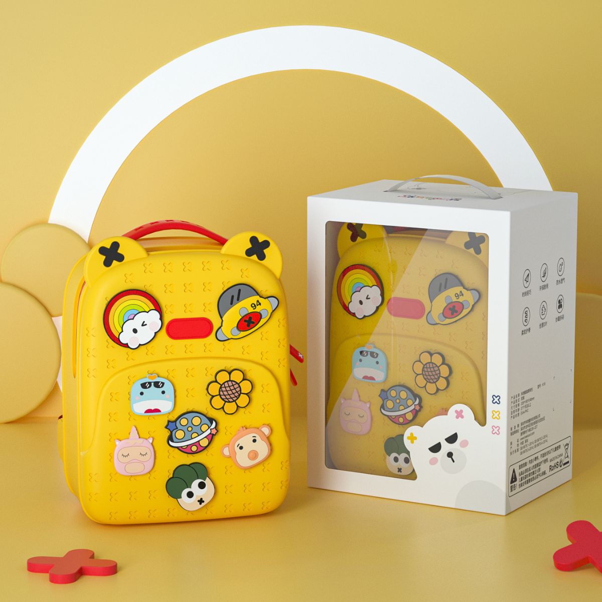 ba-lo-di-hoc-di-choi-kem-charm-koool-vang-kbp16-yellow-06