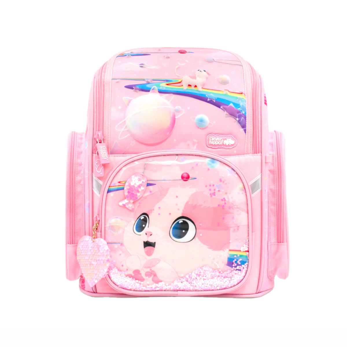 Ba Lô Đi Học Fancy Size S Kitty Pinky CLEVER HIPPO FS-BK1108/PINK