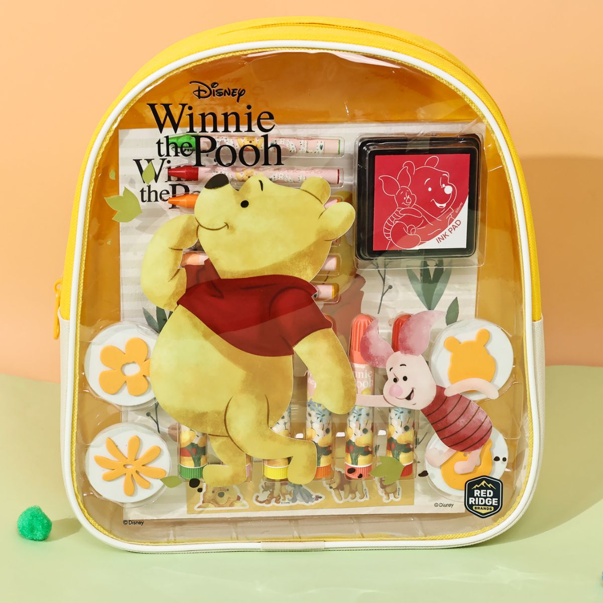 Ba Lô Đồ Chơi, Bút Màu Trang Trí Winnie The Pooh RED RIDGE 100692