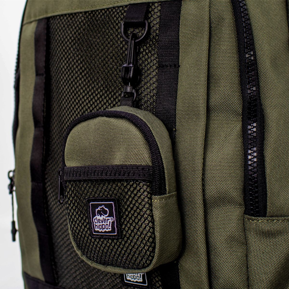 Balo Đi Học, Đi Chơi Dynamic Xanh Oliu CLEVER HIPPO BDY6204